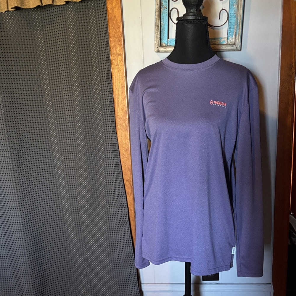 Magellan Outdoors Women's Long Sleeve Performance Tee - Purple